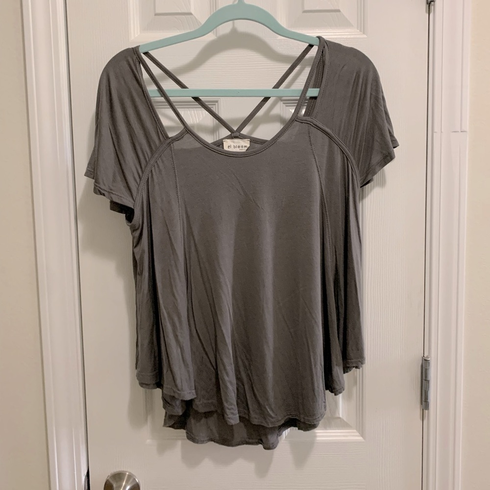 Brown Boutique Top Sz L